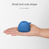 3 PCS Silicone Whale Toothbrush Holder Desktop Office Pen Holder(Dark Blue)