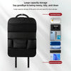 4041 Napa Texture Leather Car Seat Back Storage Bag Folding Dining Table(Grey)