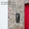 Wireless Doorbell, IP44 Waterproof, 280m Range, UK Plug, Black