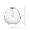 K11 1500ml Transparent Humidifier Household Mute Small Air Purifier Large-Capacity Ultrasonic Humidifier, CN Plug(Blue)