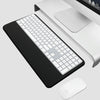 Wireless Keyboard Support Memory Foam Silicone Wrist Pad Base for Apple Magic Keyboard 2, Size:L(Black)