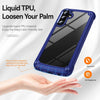 For Samsung Galaxy A36 5G TPU + PC Lens Protection Phone Case(Blue)