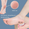 2pcs Manual Compact and Portable Double-sided Nano Hair Removal Foot Scrubbers(Purple)
