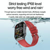 ET585 2.04 inch Silicone Strap IP68 Waterproof Smart Watch, Support ECG / Blood Composition Measurement(Black)