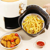 50 PCS / Set Thickened Circular Baking Tray Grilled Meat Paper, Specification: 8 inch(Silver White)