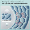 1pair 4D Massage Insole Imitation Pebbles Full Palm Sports Insole, Size: 44(Blue)
