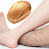 Nano Glass Manual Grinding Wool Implement Painless Without Skin Damage Washable Hair Removal Instrument(Bright Gold)