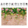 2.1m X 1.5m Flower Wall Photography Background Cloth Birthday Wedding Party Decoration Fabric