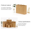 10 PCS Elegant Kraft Paper Bag With Handles for Wedding/Birthday Party/Jewelry/Clothes, Size:12x15x6cm (White)