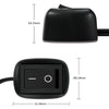 0.5m Jtron Car DIY Switch Drop Button Switch off / on DC 12 V for Fog Lights, DRL, LED Strips