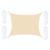 Outdoor Garden Sunshade Sail Waterproof Anti-UV Canopy, Size: 2.5m x 3m(Beige)