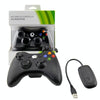 For Microsoft Xbox 360 / PC XB13 Dual Vibration Wireless 2.4G Gamepad With Receiver(Black)