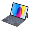 J3128D For iPad 10th Gen 10.9 2022 Backlight Bluetooth Keyboard Leather Case(Black)