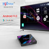 H96 Max-3318 4K Ultra HD Android TV Box with Remote Controller, Android 9.0, RK3318 Quad-Core 64bit Cortex-A53, WiFi 2.4G/5G, Bluetooth 4.0, 4GB+32GB