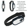 Magnetic Thumb Camera Portable HD Camera For Outdoor Cycling, Model: Standard+Pet Silicone Collar
