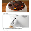 Dynamic Multi-Spray Aromatherapy Diffuser With Colorful Lights Remote Control Humidifier EU Plug(V80 Spit Circle Upgrade Model)