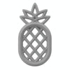 Pineapple Silicone Teether Babies Teething Pendant Nursing Soft Silicone Safe Toys for Soothe Teething Baby(Grey)