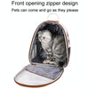 Pet Carrier Backpack, Brown, for Cats & Small Dogs (Up to 7.5kg)