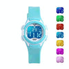 JNEW 9688-2 Children Multifunctional Colorful Backlight Waterproof Sports Digital Watch(Cyan)