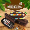 CLS Outdoor Camping Cookware Storage Bag BBQ Tableware Storage Bag Travel Portable Toiletry Bag(Colour)