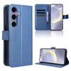 For Samsung Galaxy S24 FE 5G Diamond Texture Leather Phone Case(Blue)