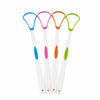 10 PCS Tongue Coating Cleaning Scraper To Remove Bad Breath Tongue Brush Random Color  Delivery
