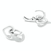 S925 Sterling Silver Heart Ear Buckle Women Earrings