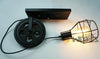40W Grenade Retro Wrought Iron Pulley Lifting Wall Lamp Corridor Aisle Porch Wall Lamp(Black No Bulb)