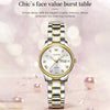 OLEVS 5563 Women Luminous Waterproof Quartz Watch(White + Gold)