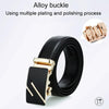 Dandali 120cm Mens Alloy Automatic Buckle Leash Business Casual Belt, Style: Model 1