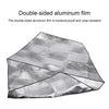 Outdoor Large Hexagonal Double Sided Aluminum Film Moisture Pad Waterproof Heat Insulation Camping Equipment Tent Picnic Pad(Silver)