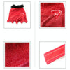 Shiny Devil Dog Cat Costume Cloak, Red, XL
