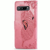 For Asus ROG Phone 3 ZS661KS Butterfly Love Flower Embossed Horizontal Flip Leather Case with Bracket / Card Slot / Wallet / Lanyard(Pink)