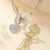 Angel Eyes Pendant Layered Necklace, Model: N2106-20 Love Eyes