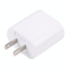 LZ-2117 18W QC3.0 3.1A USB Fast Charger, US Plug (White)