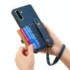 For Samsung Galaxy A36 Retro Cross Wristband Wallet Leather Back Phone Case(Blue)