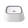 Floating Pet Water Bowl (White) - No Spill, Dry Whiskers, 1.5L