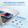 Type-C to 8 Pin Fast Charging Data Cable, Length: 1m