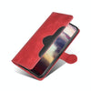 For Asus Zenfone 9 Skin Feel Magnetic Buckle Leather Phone Case(Red)