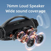 Zealot S97M 80W Outdoor Portable RGB Bluetooth Speaker with Microphone(Black)