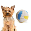 Squeaky Latex Dog Toy Ball - Small Volleyball Design