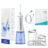 350ML Water Tank Oral Irrigator Rechargeable 5 Gear Adustable Water Flosser, Spec: With  Bracket Black Gray