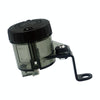 Motorcycle Modified Fittings Front Brake Oil Liquid Oil Cup Direct Pump Large Capacity Universal Oil Pot(Black)