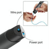 SL-300  3D Printing Pen 8 Speed Control High Temperature Version Support PLA/ABS Filament With UK Plug(Black -green)