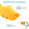 Silicone Dog Muzzle, Small, Blue - Anti-Bark Bite, Breathable