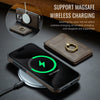 For iPhone 12 Pro Max DG.MING K1 MagSafe Detachable Wallet RFID Back Cover Phone Case(Coffee)