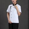 Spliced Chef Cooking Workwear  Catering Restaurant Coffee Shop Waiter Uniforms, Size:XXXL(White)