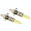 2 X H1 HOD Halogen Bulbs 12V 100W 2400 LM 3500K Yellow Light Headlights