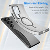 For Samsung Galaxy S25 Ultra MagSafe Frosted Translucent TPU + PC Full Coverage Phone Case(Black)