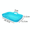 For Ninja DZ201 Air Fryer Silicone Mat Foldable Reusable Basket Tray(Gray)